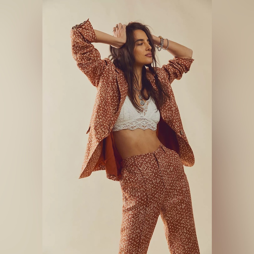 Free People Maggie Floral Suit NEW - Picture 5 of 6